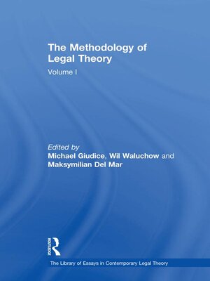 cover image of The Methodology of Legal Theory